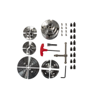 95мм 4-х кулачковый токарный патрон по дереву в наборе CK-3.75Z/S1