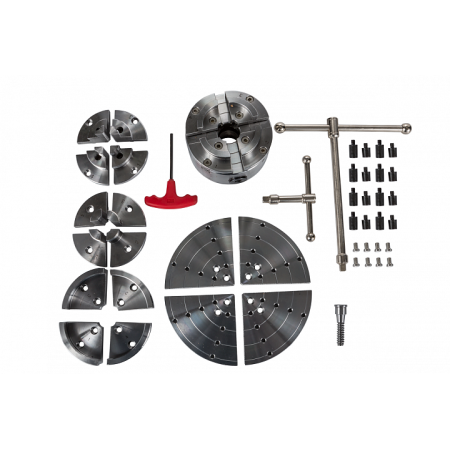 114 мм 4-х кулачковый токарный патрон по дереву в наборе CK-4.5Z/S1