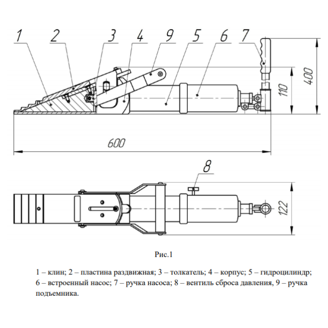 3163021 чертеж клиньев