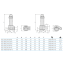 Погружной фекальный насос Zenit DGG 300/2/65 C0ET5 NC Q TS 2SIC 10 400 V