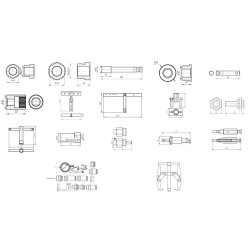 Комплект инструмента для ремонта роторных ТНВД BOSCH Р М-607